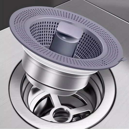 2025 Upgraded iRosesilk® 3 in 1 Kitchen Sink Drain Strainer PRO
