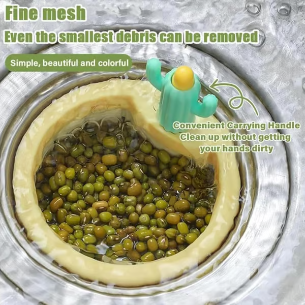 🌵2025 NEW🌵iRosesilk® Cactus Kitchen Sink Drain Strainer PRO