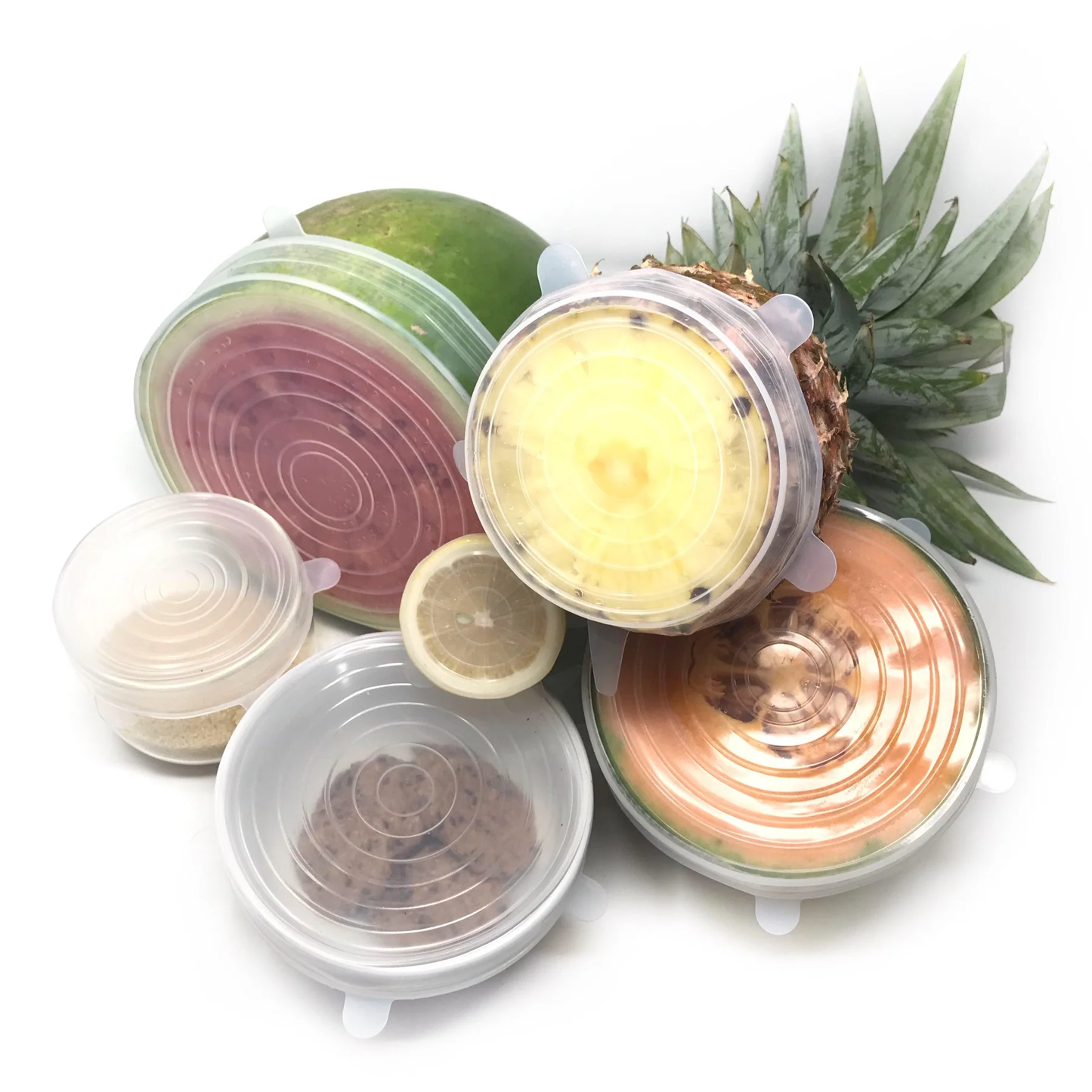 2025 Upgraded iRosesilk® Reusable Silicone Food Wrap (6pc Set)