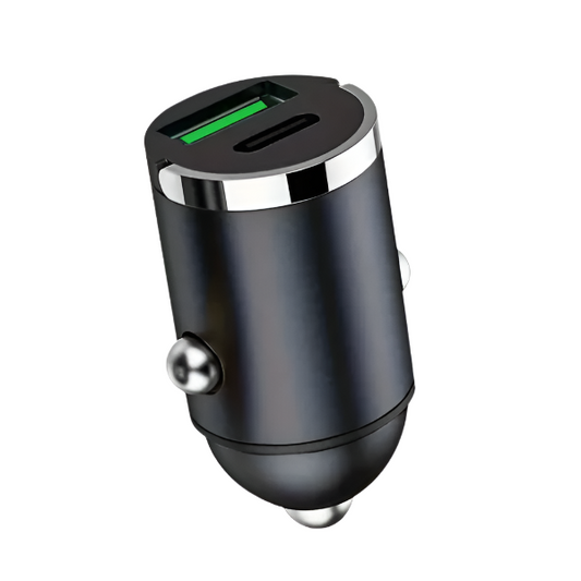 2025 NEW✨ iRosesilk® Invisible Fast-Charging 2 Port USB Car Charger Adaptor (USB Type-A & Type-C)