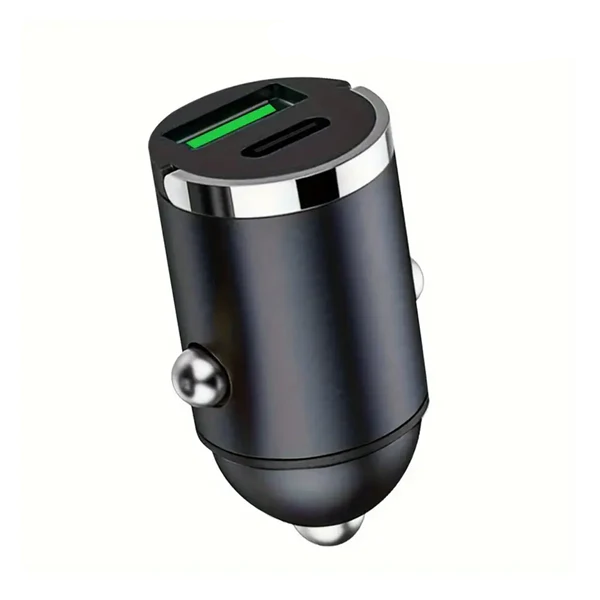 2025 NEW✨ iRosesilk® Invisible Fast-Charging 2 Port USB Car Charger Adaptor (USB Type-A & Type-C)