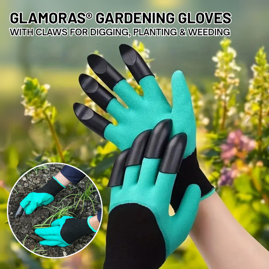 iRosesilk® Gardening Gloves - Universal Waterproof Gloves with Claws for Digging, Planting & Weeding