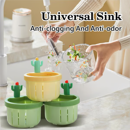 🌵2025 NEW🌵iRosesilk® Cactus Kitchen Sink Drain Strainer PRO