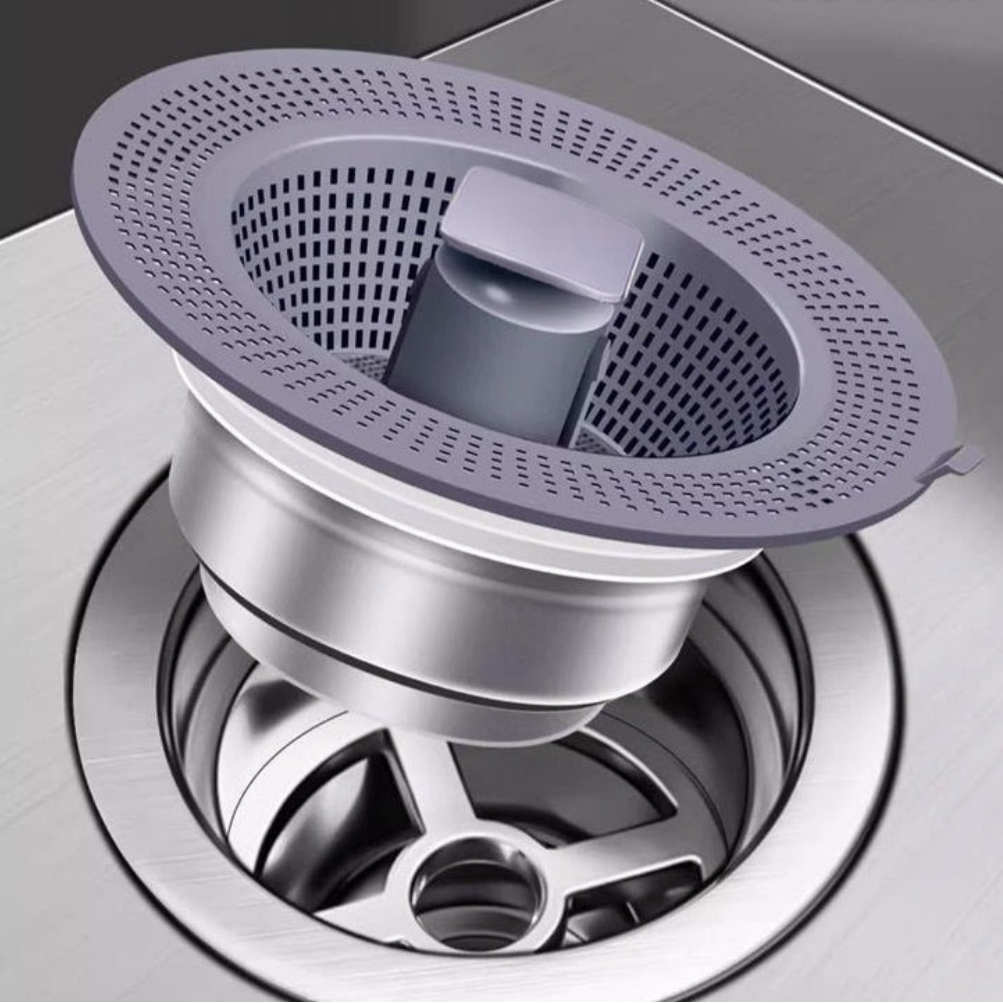 2025 Upgraded iRosesilk® 3 in 1 Kitchen Sink Drain Strainer PRO
