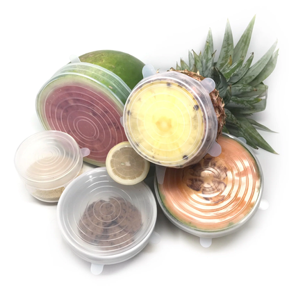 2025 Upgraded iRosesilk® Reusable Silicone Food Wrap (6pc Set)