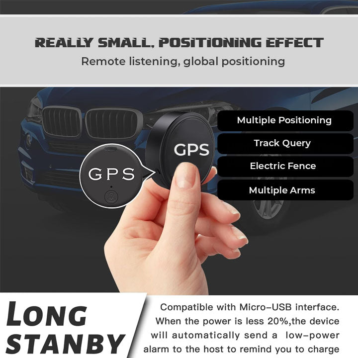 iRosesilk® EasyFind Mini Magnetic GPS Tracker