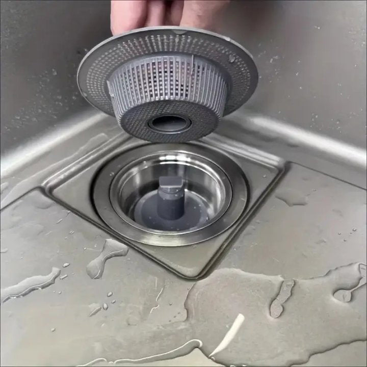 2025 Upgraded iRosesilk® 3 in 1 Kitchen Sink Drain Strainer PRO