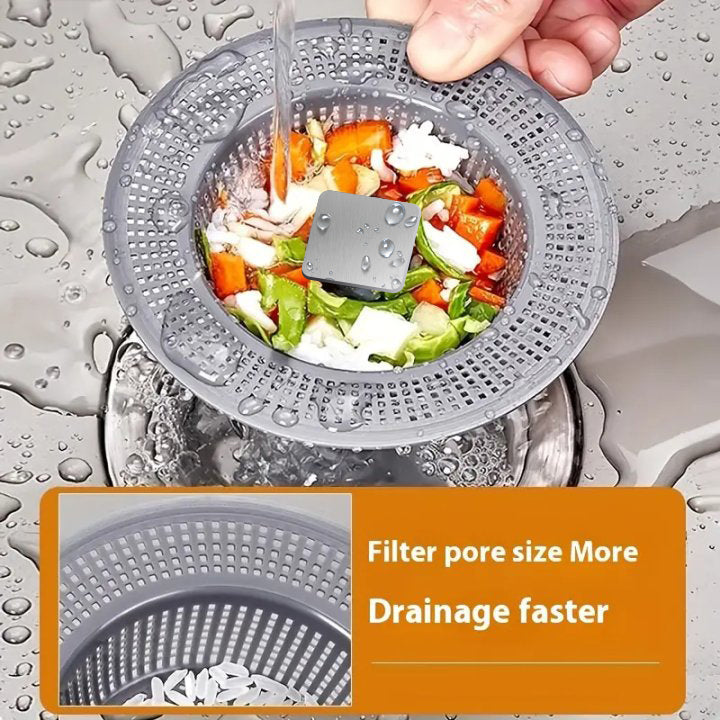 2025 Upgraded iRosesilk® 3 in 1 Kitchen Sink Drain Strainer PRO
